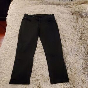 7 for all mankind skinny crop & roll jeans